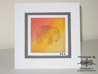 Morocco, Hand made cards, Distress inks