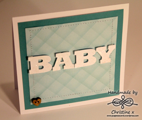 BABY card