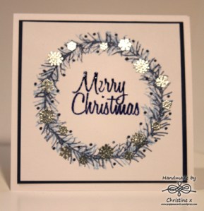 Merry Christmas wreath