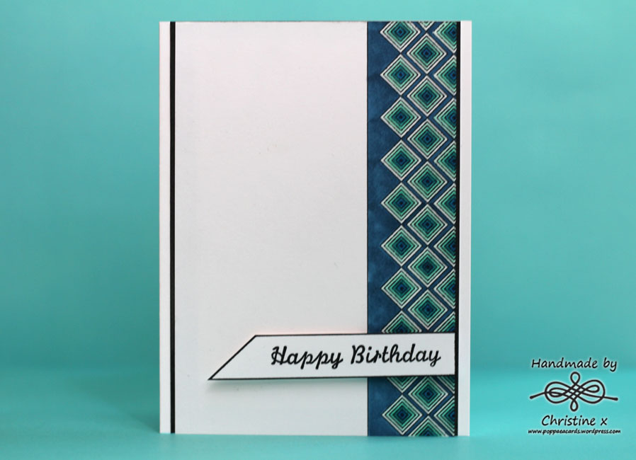 All squared up birthday card